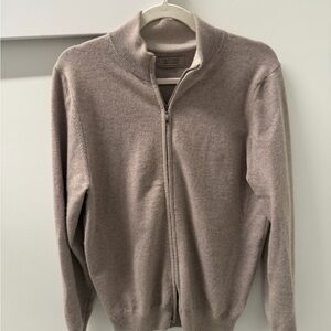 Falconeri 100% Italian Cashmere Zip Cardigan